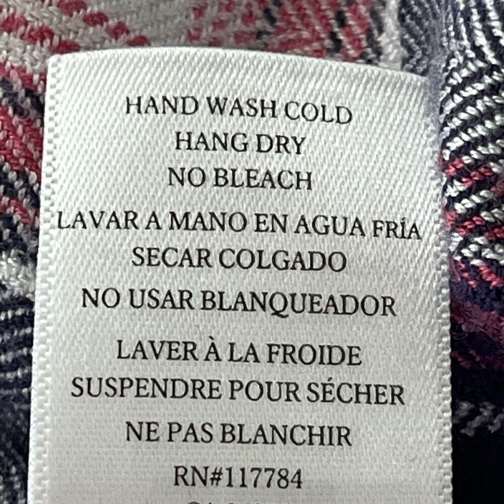 Rails Women’s Size S Hunter Flannel Shirt 100% Cotton Soft Rogue Navy Plaid - Picture 9 of 10